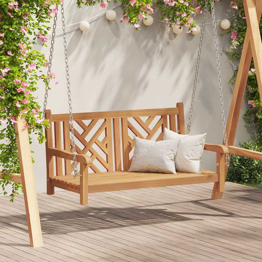 Schaukelbank Other Braun 114 x 60 x 64 cm Teak-Massivholz