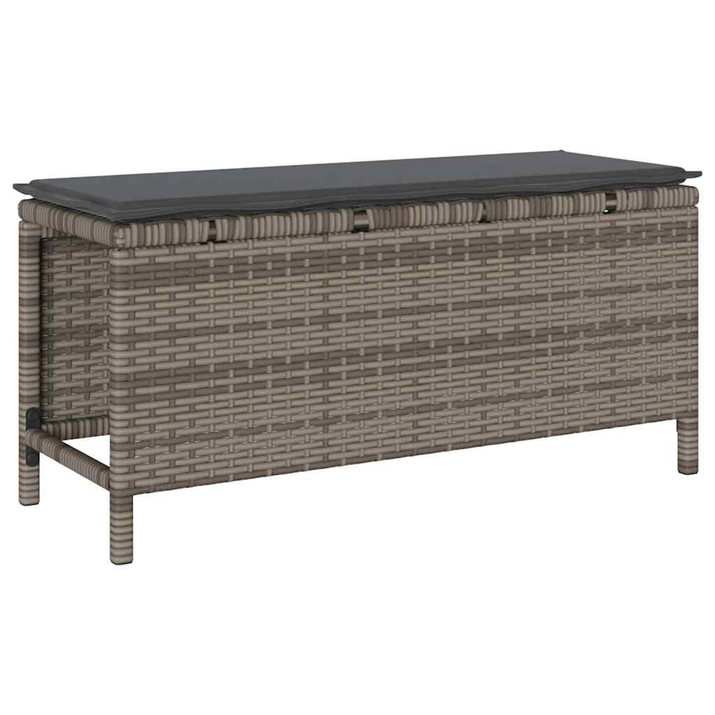 Garten Essgruppe Grau Poly-Rattan