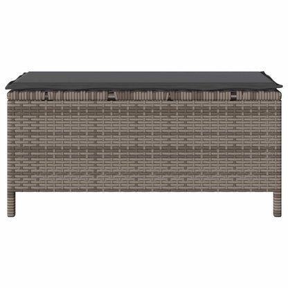 Garten Essgruppe Grau Poly-Rattan
