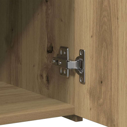 Sideboard Eiche handwerklich 30 x 42.5 x 93 cm Holzwerkstoff