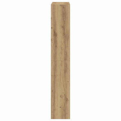 Schuhschrank Artisan-Eiche 80 x 21 x 125.5 cm Holzwerkstoff