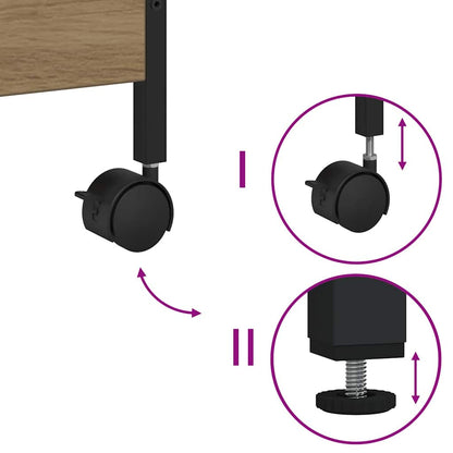 Küchentrolley Artisan-Eiche 50 x 30 x 70 cm Holzwerkstoff