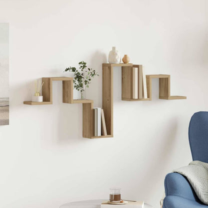 Wandregal Artisan-Eiche 104.5 x 10 x 43 cm Holzwerkstoff