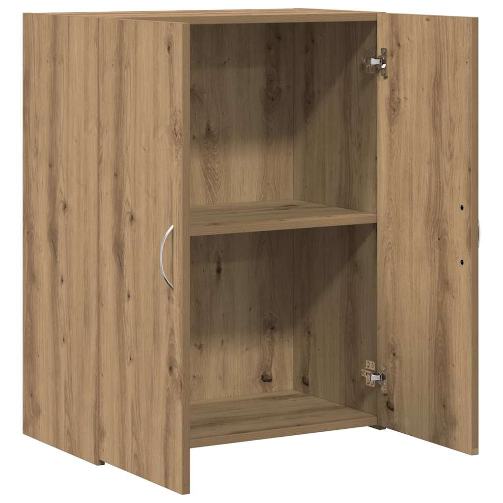 Büroschrank mit Tür Artisan-Eiche 60 x 32 x 77.5 Holzwerkstoff