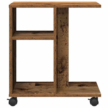 Beistelltisch mit Regal Altholz 50 x 30 x 55 cm Holzwerkstoff