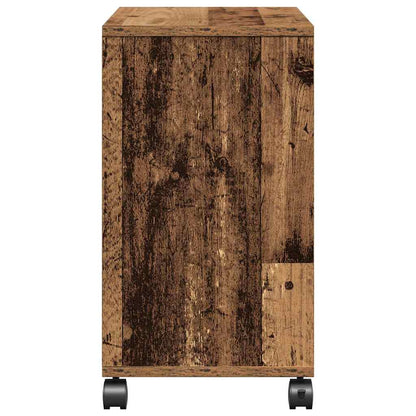 Beistelltisch mit Regal Altholz 50 x 30 x 55 cm Holzwerkstoff