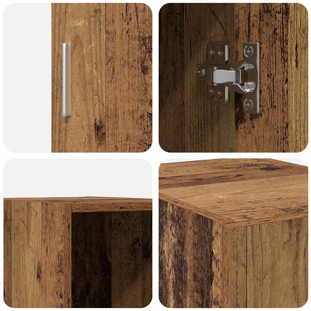 Wandschrank Altholz 30 x 42.5 x 40 cm Holzwerkstoff