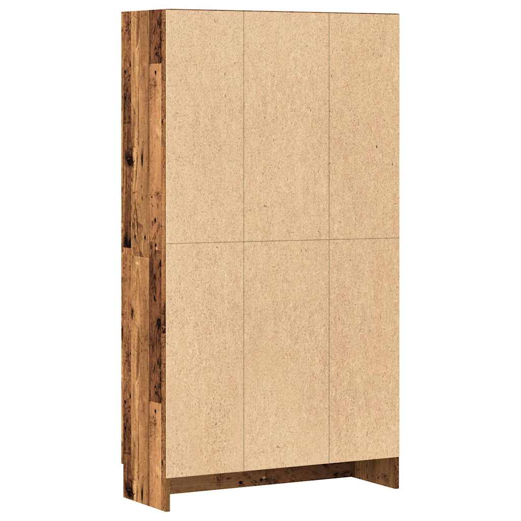 Bücherschrank Altholz-Optik 82,5x30,5x150 cm Holzwerkstoff