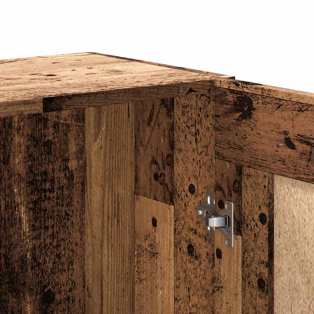 Bücherschrank Altholz-Optik 82,5x30,5x150 cm Holzwerkstoff