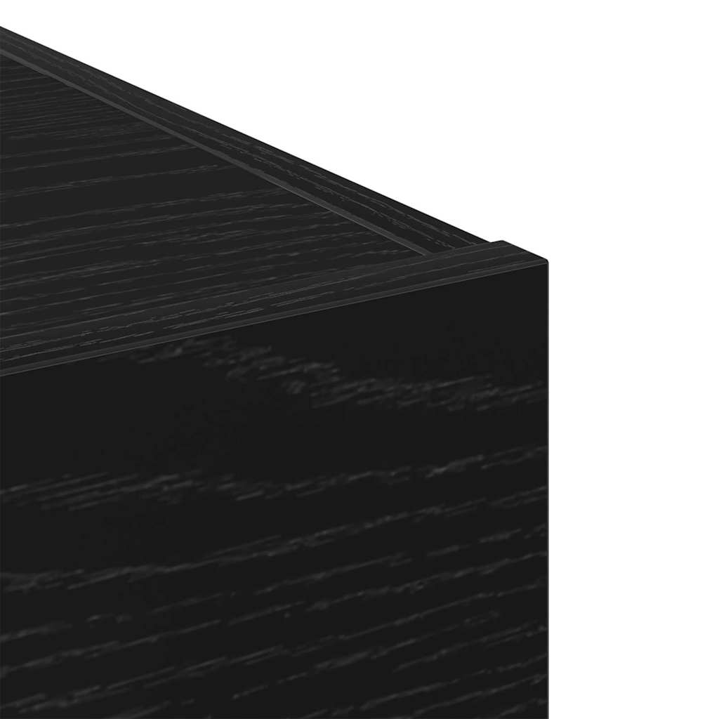 Sideboard Schwarze Eiche 30 x 42.5 x 93 cm Holzwerkstoff