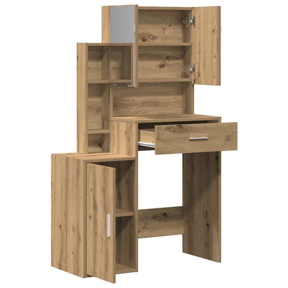 Schminktisch Artisan-Eiche 80 x 35 x 132 cm Holzwerkstoff