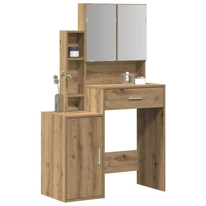Schminktisch Artisan-Eiche 80 x 35 x 132 cm Holzwerkstoff