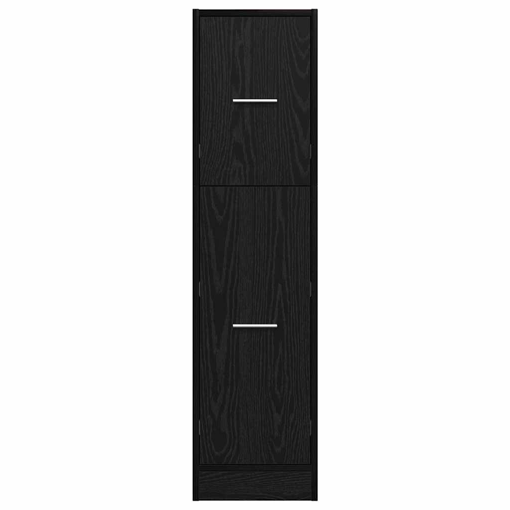 Apothekerschrank Schwarze Eiche 30 x 41 x 118 cm Holzwerkstoff