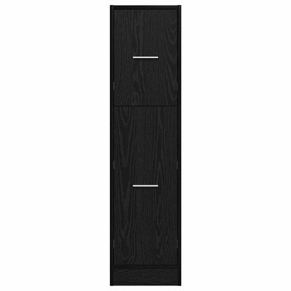 Apothekerschrank Schwarze Eiche 30 x 41 x 118 cm Holzwerkstoff