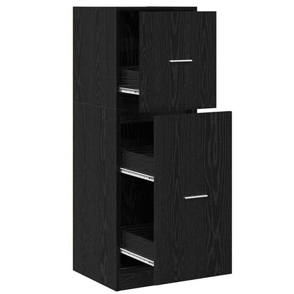 Apothekerschrank Schwarze Eiche 40 x 41 x 118 cm Holzwerkstoff