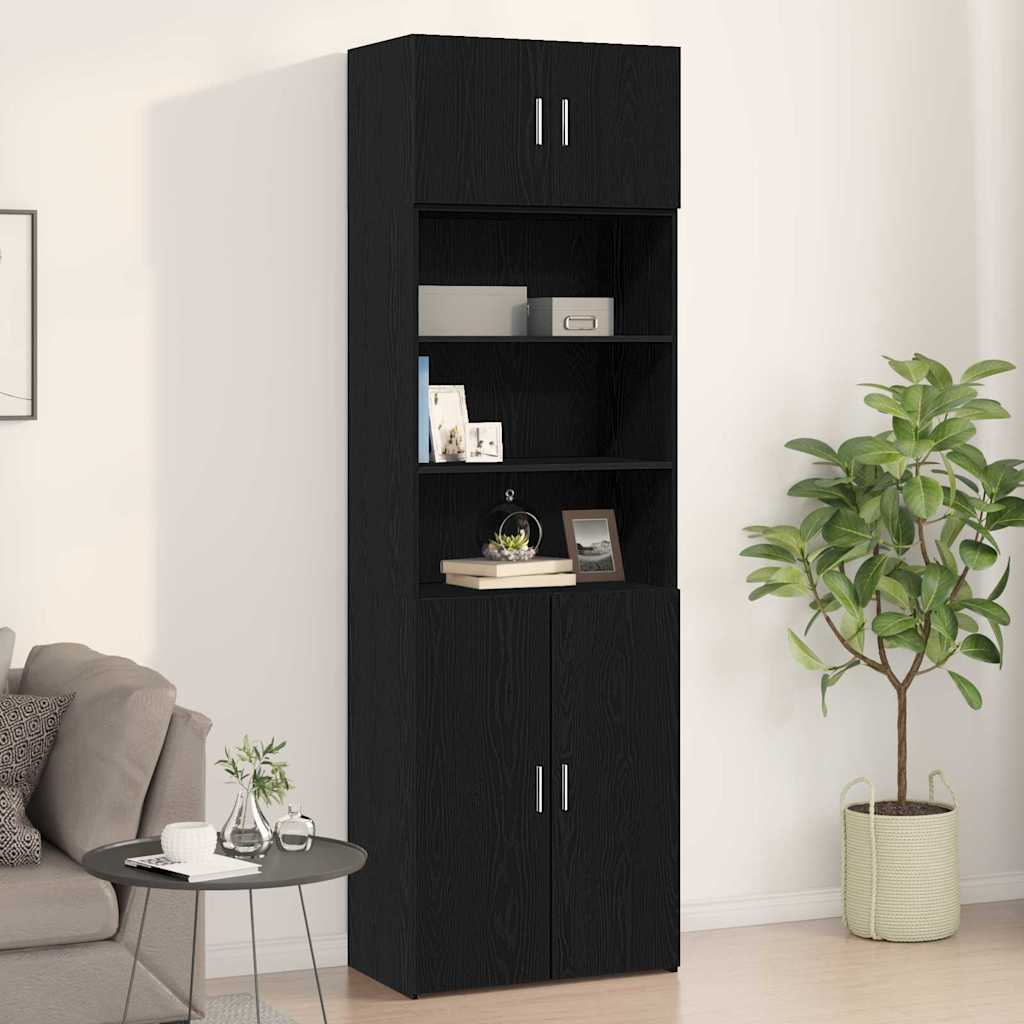 Wandschrank Schwarze Eiche 70 x 42,5 x 40 cm Holzwerkstoff