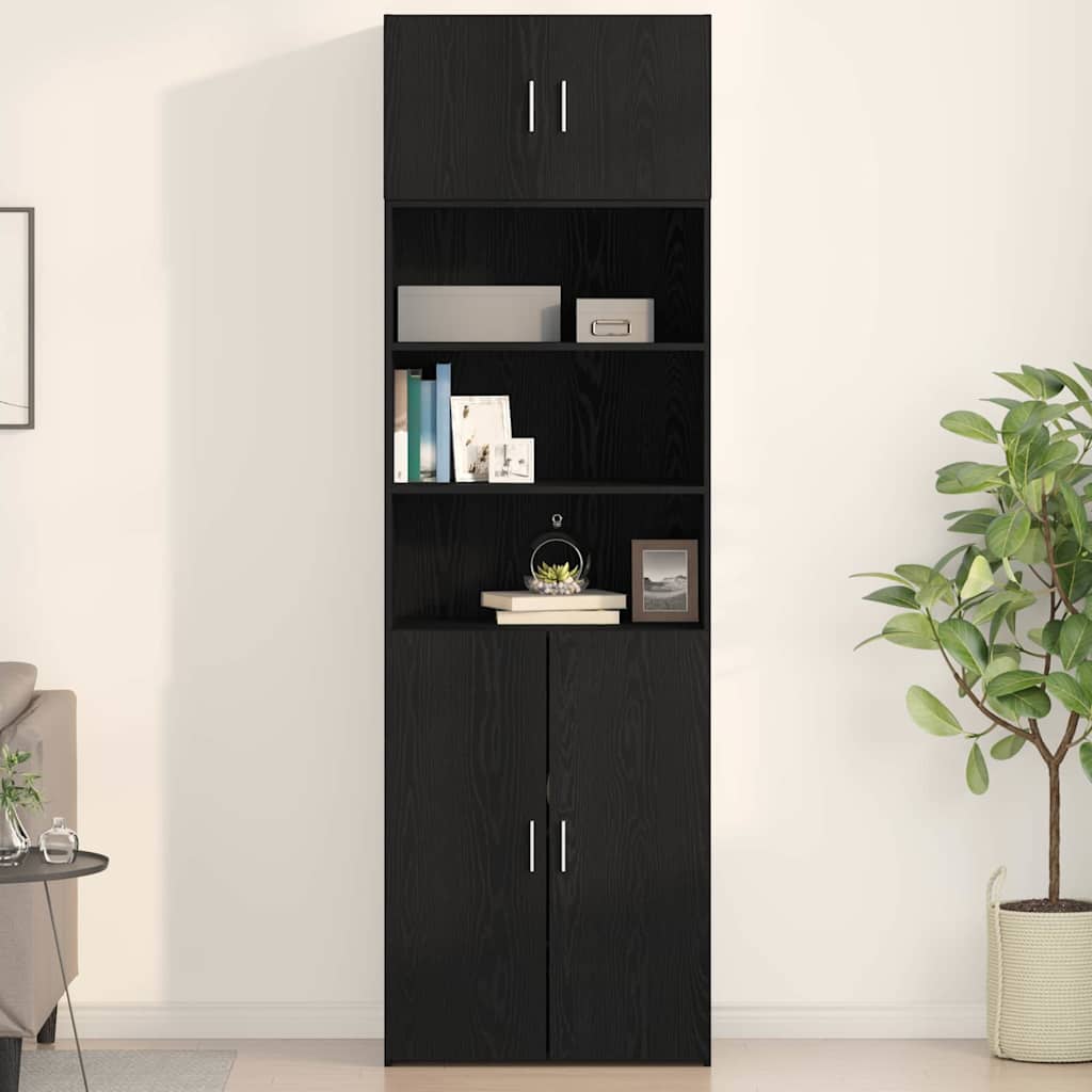 Wandschrank Schwarze Eiche 70 x 42,5 x 40 cm Holzwerkstoff