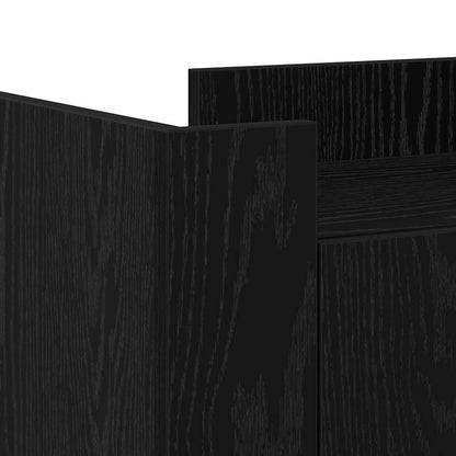 Sideboard Schwarze Eiche 45 x 35 x 75 cm Holzwerkstoff