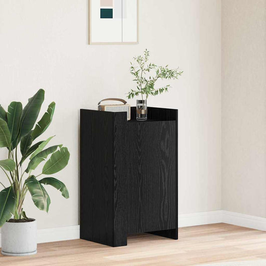 Sideboard Schwarze Eiche 45 x 35 x 75 cm Holzwerkstoff