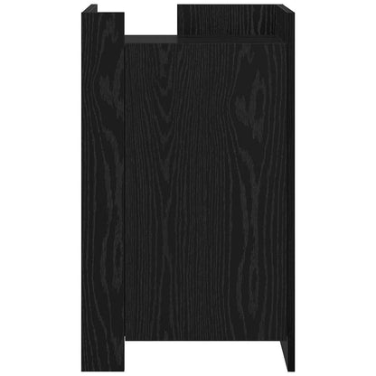 Sideboard Schwarze Eiche 45 x 35 x 75 cm Holzwerkstoff