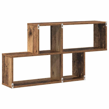 Wandregal mit Regal Wandmontiert Sonstiges Braun Holz