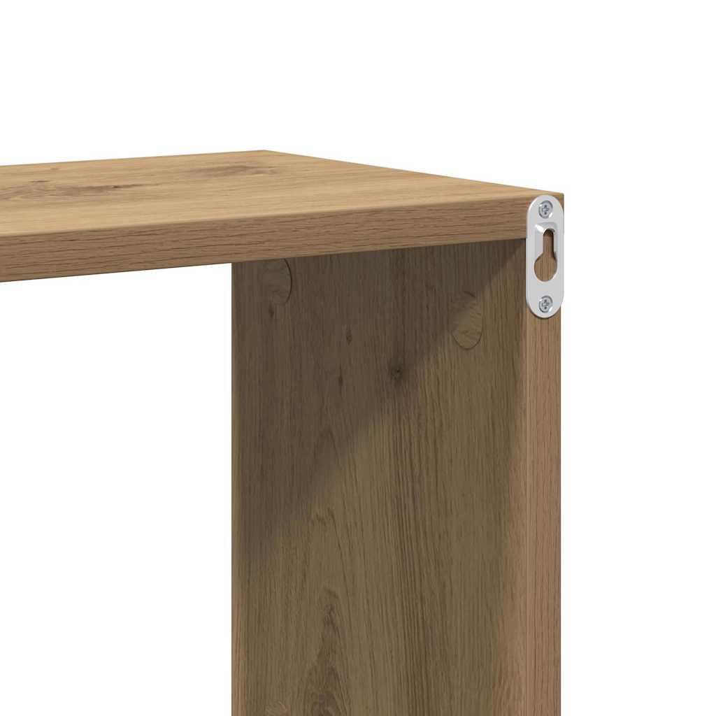 Wandregal mit Regal Wandmontiert Sonstiges Braun Holz