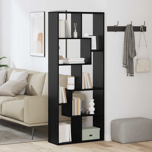 Bücherregal Schwarze Eiche 67 x 25 x 161,5 cm Holzwerkstoff