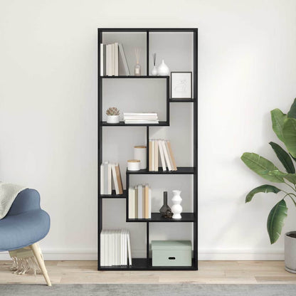 Bücherregal Schwarze Eiche 67 x 25 x 161,5 cm Holzwerkstoff