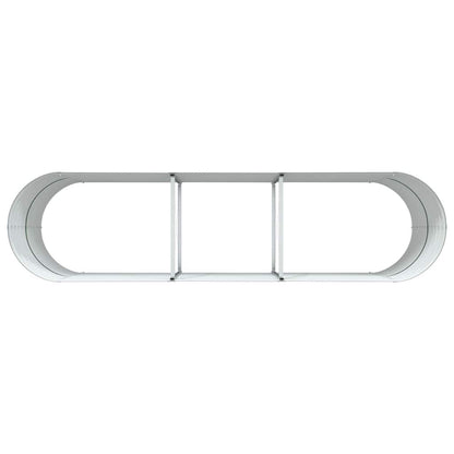 Garten-Hochbeet Grün 320 x 80 x 81 cm Stahl