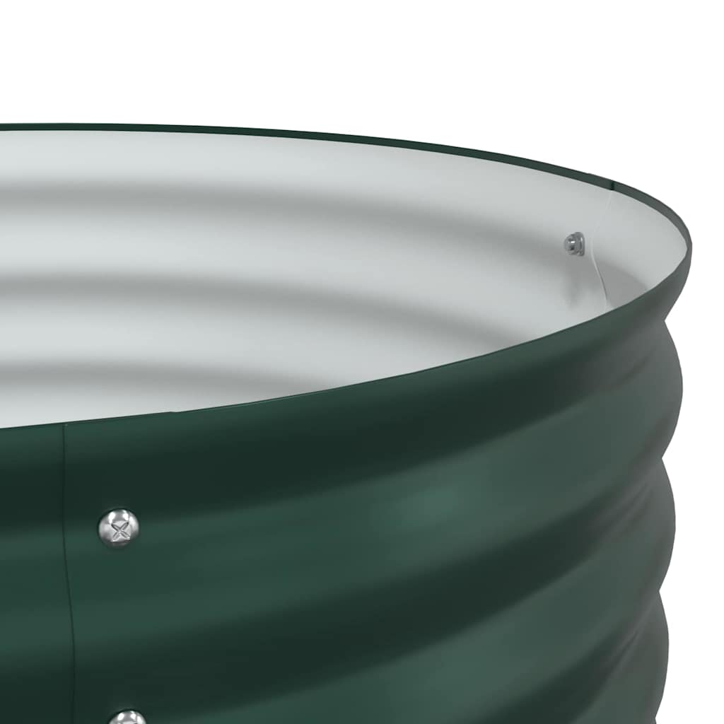 Garten-Hochbeet Grün 240 x 80 x 81 cm Stahl