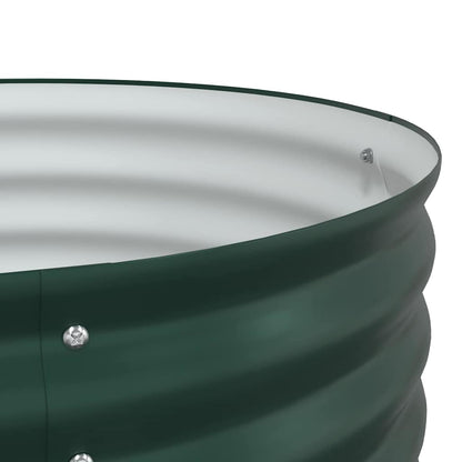 Garten-Hochbeet Grün 240 x 80 x 81 cm Stahl