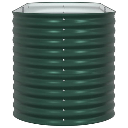 Garten-Hochbeet Grün 240 x 80 x 81 cm Stahl