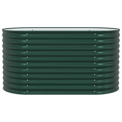Garten-Hochbeet Grün 160 x 80 x 81 cm Stahl