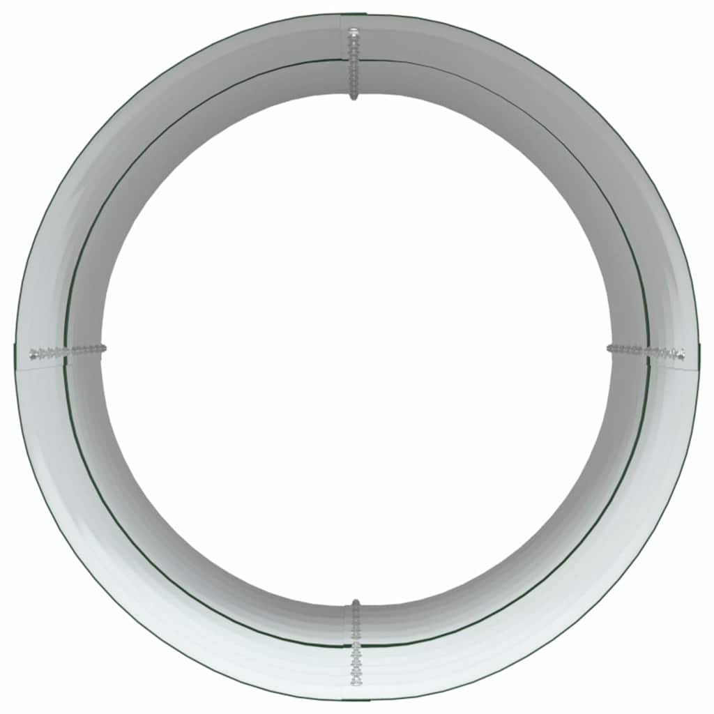 Garten-Hochbeet Grün 80 x 80 x 81 cm Stahl