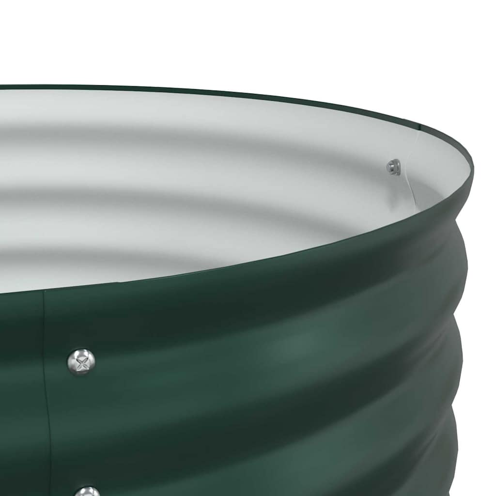 Garten-Hochbeet Grün 160 x 80 x 44 cm Stahl