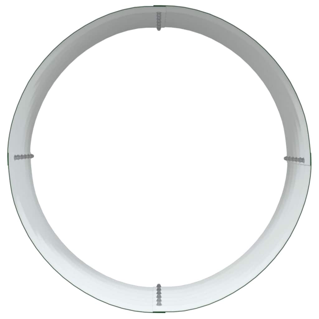 Garten-Hochbeet Grün 80 x 80 x 44 cm Stahl