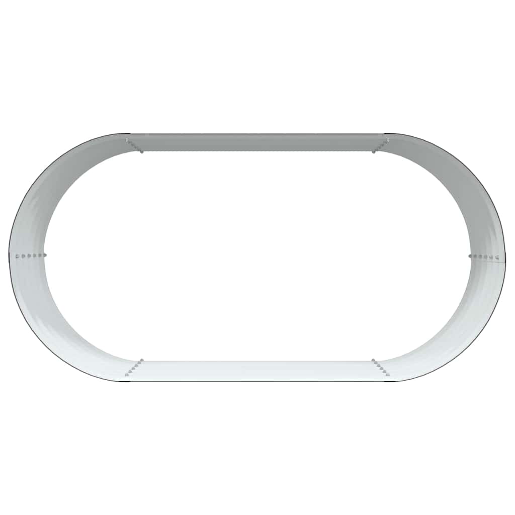 Garten-Hochbeet Braun 160 x 80 x 44 cm Stahl