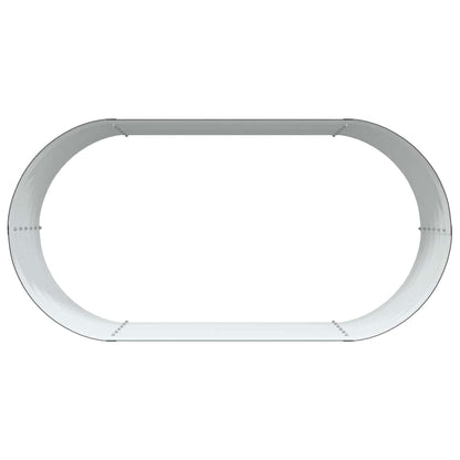 Garten-Hochbeet Braun 160 x 80 x 44 cm Stahl