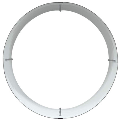 Garten-Hochbeet Braun 80 x 80 x 44 cm Stahl