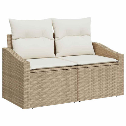 Garten Essgruppe mit Kissen mit Kissen 8 pcs Beige und Creme