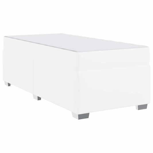 Bettgestell Weiß 80 x 200 cm Kunstleder