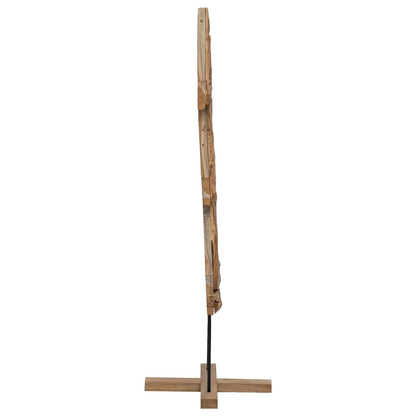 Weihnachtsbaum mit Ständer Braun 90 cm Massivholz Teak