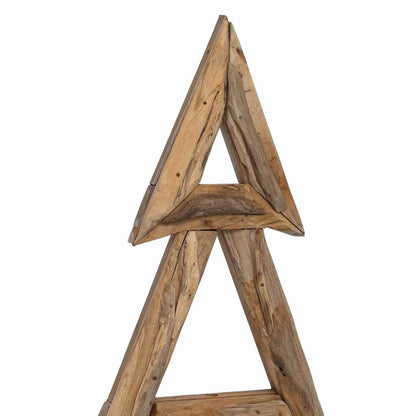 Weihnachtsbaum mit Ständer Braun 150 cm Massivholz Teak