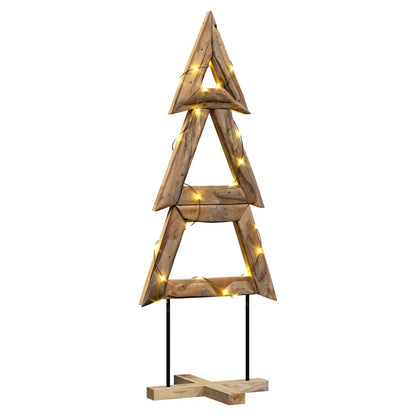 Weihnachtsbaum mit Ständer Braun 150 cm Massivholz Teak