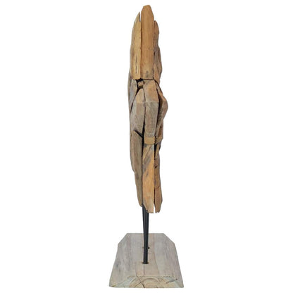 Weihnachtsstern Braun 45 x 5 x 60 cm Massivholz Teak