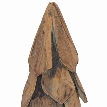 Weihnachtsbaum mit Ständer Braun 50 cm Massivholz Teak