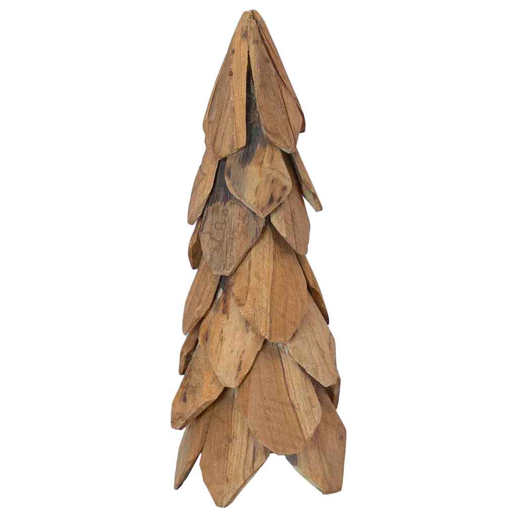 Weihnachtsbaum mit Ständer Braun 50 cm Massivholz Teak