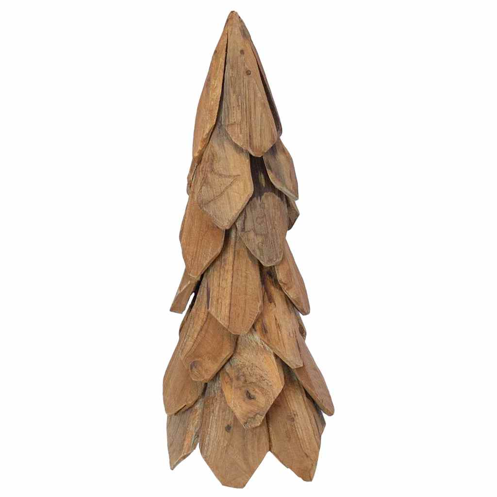 Weihnachtsbaum mit Ständer Braun 50 cm Massivholz Teak
