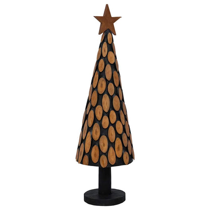 Weihnachtsbaum mit Ständer Braun 150 cm Massivholz Teak