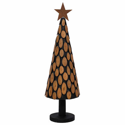 Weihnachtsbaum mit Ständer Braun 150 cm Massivholz Teak